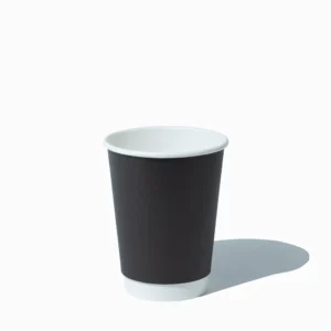 double wall black paper cups